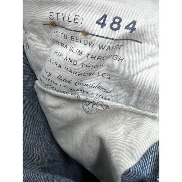 J. Crew 484 Slim Fit Stretch Jeans Medium Wash Men's Size 33/32 - Picture 7 of 12